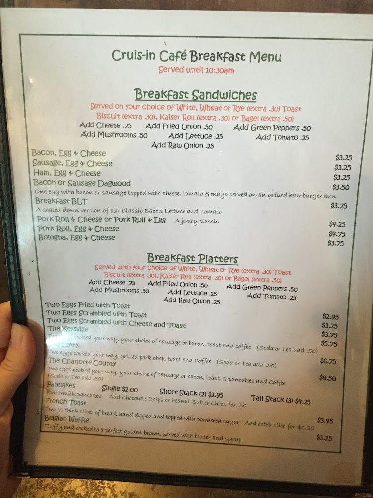 Cruis-In Cafe Menu image 4